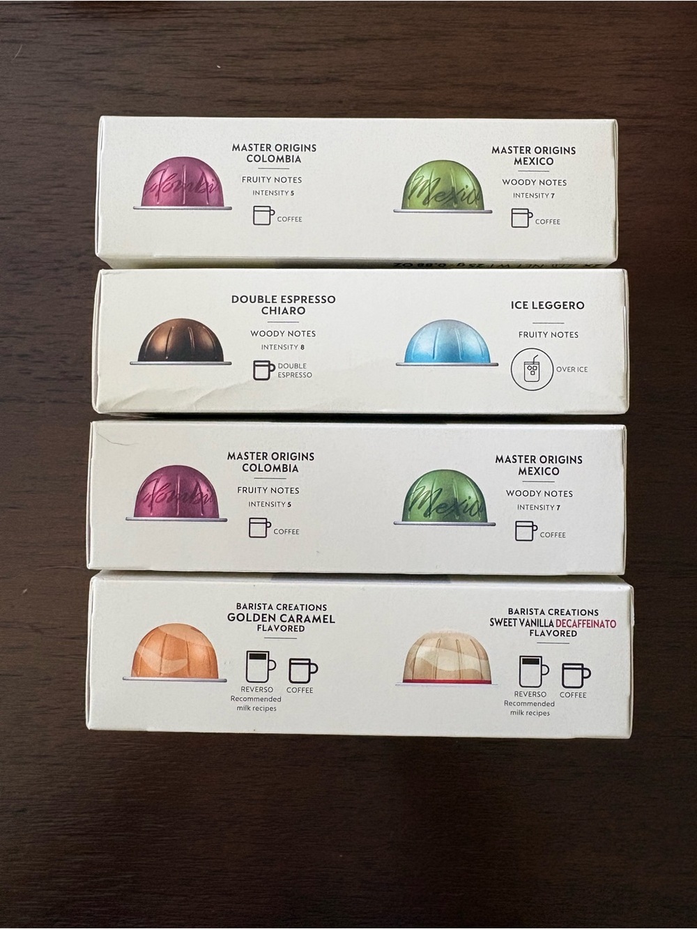 Nespresso variety pods
